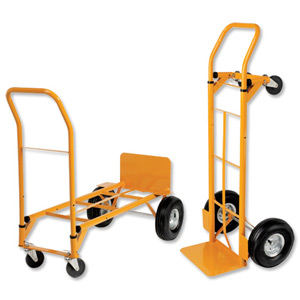 RelX Universal Hand Trolley and Platform Truck Capacity 250kg Foot Size W550xL460mm Ref HT1842 Ident: 508D