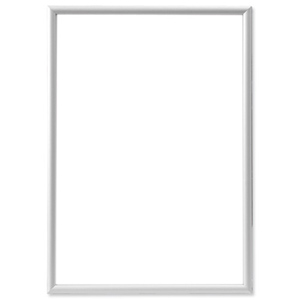 Photo Frame Clip In Aluminium with Clear Styrene Front A1 Ident: 496B