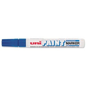uni Paint Marker Bullet Tip Medium Point Px20 Line Width 2.2-2.8mm Blue Ref 9001923 [Pack 12]
