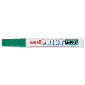 uni Paint Marker Bullet Tip Medium Point Px20 Line Width 2.2-2.8mm Green Ref 9001925 [Pack 12]