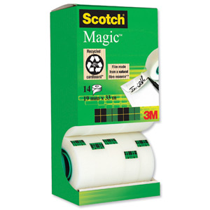 Scotch Magic Tape 12 rolls with 2 FREE rolls 19mmx33m Ref 81933R14 Ident: 356C