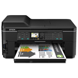 Epson WorkForce Multifunction Inkjet Printer Wireless Mono 37ppm Colour 37ppm A3 Ref WF-7515 Ident: 697B