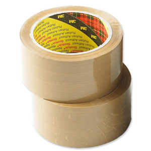 Scotch Classic Packaging Tape W50mmxL66m Buff Ref C5066T [Pack 6] Ident: 158B