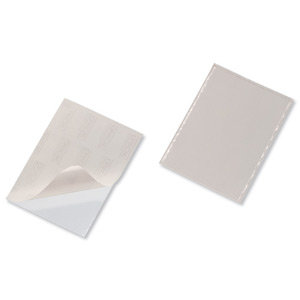 Durable Pocketfix® Self Adhesive Top Opening A4 Ref 8096 [Pack 25]