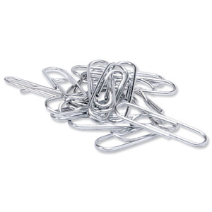 5 Star Paperclips Metal Large 33mm Lipped [Pack 10x100] Ident: 365A