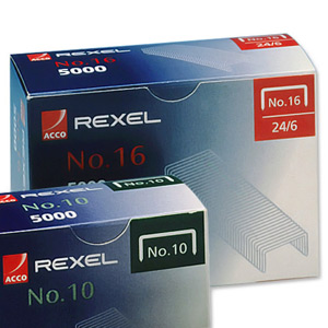 Rexel 16 Staples 6mm Ref 06010 [Pack 5000] Ident: 368F