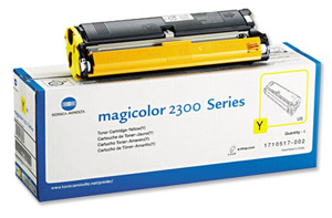 Konica Minolta Laser Toner Cartridge Page Life 1500pp Yellow [for Magicolor 2300] Ref 1710517002