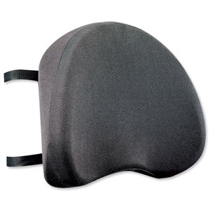 Back Support with Removable Cover Adjustable Strap Black Ident: 750A