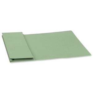 Guildhall Document Wallet Full Flap 315gsm Capacity 35mm Foolscap Green Ref PW2-GRNZ [Pack 50] Ident: 191E