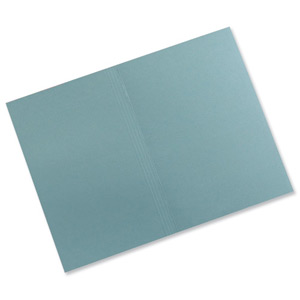 Guildhall Square Cut Folders Manilla 315gsm Foolscap Blue Ref FS315-BLUZ [Pack 100]