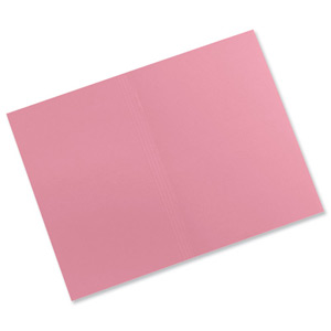 Guildhall Square Cut Folders Manilla 315gsm Foolscap Pink Ref FS315-PNKZ [Pack 100] Ident: 182D