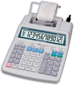 Aurora Calculator Printing Multifunction Mains LCD 12 Digit 2.6 Lines/sec 186x278x61mm Ref PR720 Ident: 665D