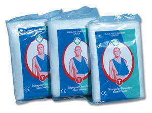 Wallace Cameron Triangular Bandages Hard-wearing Compliance Reusable Ref 1805017 [Pack 6] Ident: 536A