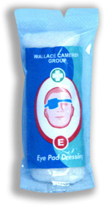 Wallace Cameron Eye Dressings Pad on Bandage Ref 1402023 [Pack 6] Ident: 536A