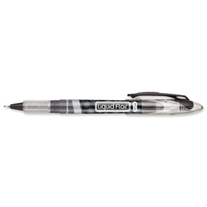 Paper Mate Liquid Flair Fineliner Pen Extra Fine 0.6mm Tip 0.3mm Line Black Ref S0191123 [Pack 12] Ident: 75B