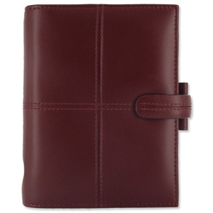 Filofax Classic Personal Organiser for Paper 81x120mm Pocket Cherry Ref 424061