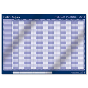 Collins Colplan 2013 Holiday Planner W594xH840mm A1 Ref CWC10 Ident: 316I