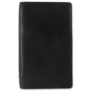 Filofax Finsbury Personal Organiser for Paper 95x171mm Slimline Black Ref 025331
