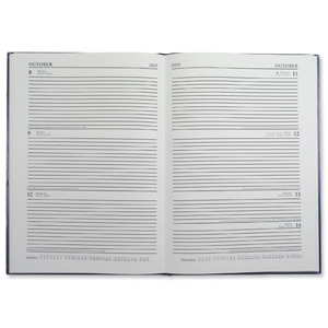 Collins 2013 Eco Diary Casebound Week to View 100 percent Recycled Paper A4 Ref EC40