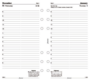 Filofax 2013 Diary Refill Insert Personal Day to Page W95xH171mm Ref 6844113