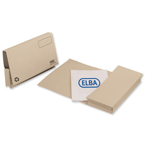 Elba Probate Wallets Manilla 315gsm Full Flap Foolscap Buff Ref 100090049 [Pack 25]