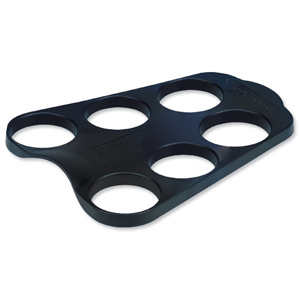 Cup Carry Tray Capacity 6 of 7oz or 9oz [Pack 10]