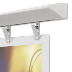 Nobo Pro-Rail Wall Rail for Displays 2.4m Ref 1901229 Ident: 263A