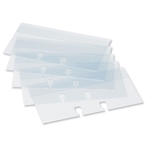 Rolodex Refill Card Protectors 57x102mm Clear Ref S0793550 [Pack 50] Ident: 341D