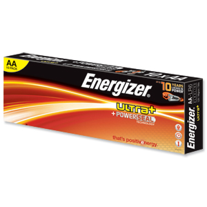 Energizer UltraPlus Battery Alkaline LR06 1.5V AA Ref 637556 [Pack 10]