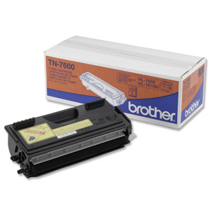 Brother Laser Toner Cartridge Page Life 6500pp Black Ref TN7600