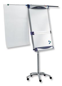 Nobo Piranha Flipchart Easel Magnetic Large with Extending Display Arms Mobile on 5 Castors Ref 1901920 Ident: 278A