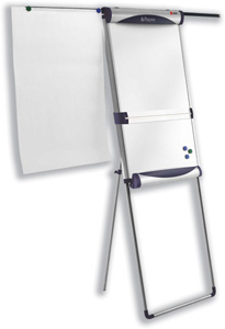 Nobo Piranha Flipchart Easel Magnetic with Extending Display Arms Ref 1901919 Ident: 278E