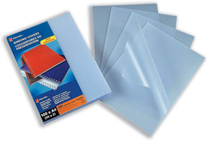 GBC Binding Covers Polypropylene Recyclable 200 micron A4 Frosted Ref 210056E [Pack 100]