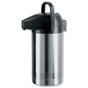 Pump Pot Stainless Steel with Pouring Lock Retains Heat 8 hours 3 Litre Ident: 626A