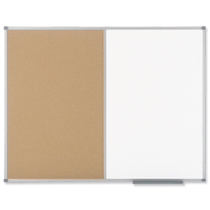 Nobo Classic Combination Board Drywipe and Cork W1200xH900mm Ref 1901588 Ident: 262C