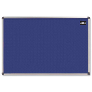 Nobo Classic Noticeboard Felt with Aluminium Frame W1200xH900mm Blue Ref 1900916 Ident: 271B