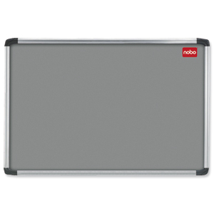 Nobo Classic Noticeboard Felt with Aluminium Frame W1200xH900mm Grey Ref 1900912