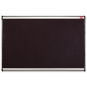 Quartet Prestige Noticeboard High-density Foam with Aluminium Finish W900xH600mm Black Ref QB343A Ident: 272B