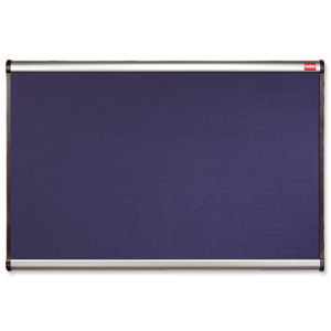 Nobo Prestige Noticeboard Diamond Mesh with Aluminium Finish W900xH600mm Blue Ref QBR443A Ident: 272C