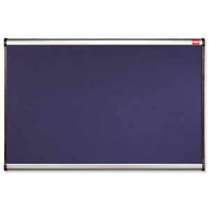 Nobo Prestige Noticeboard Diamond Mesh with Aluminium Finish W1800xH1200mm Blue Ref QBR447A