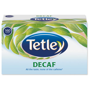 Tetley Tea Bags Decaffeinated High Quality Ref 5001E [Pack 160] Ident: 608A