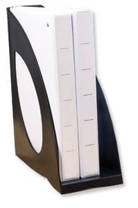 Avery DTR Eco Magazine Rack File Recyclable Jumbo A4 Black Ref DR700BLK Ident: 324A