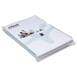 Rexel Nyrex Folder Cut Back Expanding Gusset 25mm Ref 2001015 [Pack 10] Ident: 187A