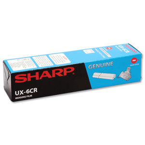 Sharp Fax Ribbon Page Life 90pp Thermal Black [for UXP400 series] Ref UX91CR