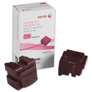 Xerox Ink Sticks Solid Page Life 4400pp Magenta Ref 108R00932 [Pack 2] Ident: 834O