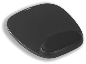 Kensington Mouse Mat Pad with Wrist Rest Foam Black Ref 62384