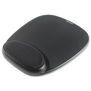 Kensington Mouse Mat Pad with Wrist Rest Gel Black Ref 62386