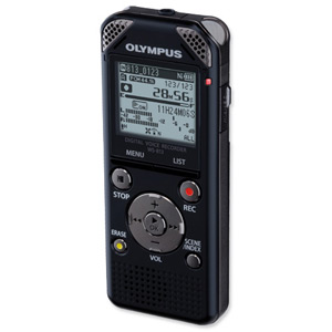 Olympus WS-813 Audio Recorder Radio USB MicroSDHC MP3 WMA 8GB 2043Hrs LP 5x200 Messages Ref V406161BE000 Ident: 670C