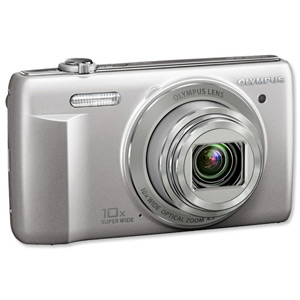 Olympus VR340 Digital Camera 3.0in LCD 10x Optical Zoom 16MP Silver RefVR-340 Ident: 643B