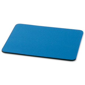 5 Star Mouse Mat with 6mm Rubber Sponge Backing W227xD208mm Blue Ident: 741A